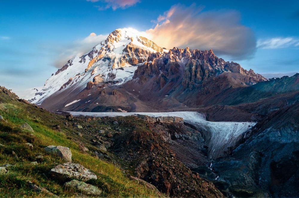Mount Kazbek view